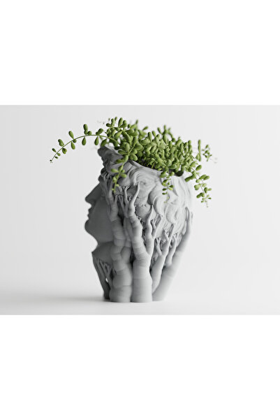 Homentum Davide | Ghiveci decorativ sculptural cu design clasic reinterpretat