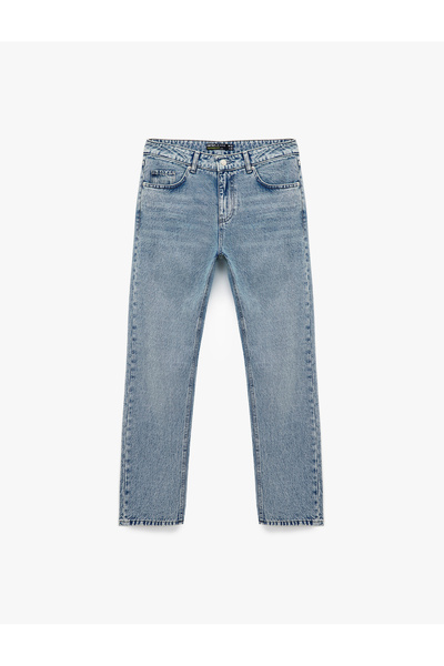 Koton Βαμβακερό τζιν παντελόνι με κορδόνια - Tapered Fit Joe Jeans