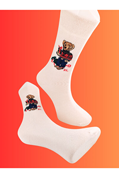 Shuttle Park Special Series Happy Colorful Bear Teddy Socks Fun Comfortable Stylish Design Style Socks