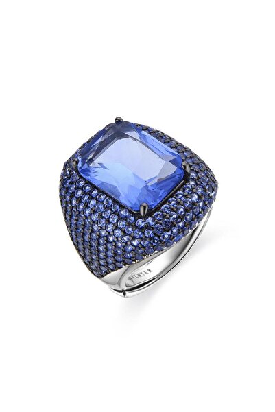 Luxenter Inel Ajustabil din Argint 925 ORVA cu pietre de Zirconiu stralucitor