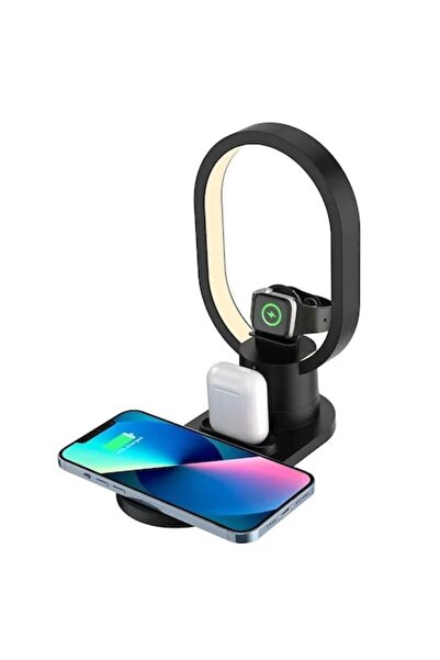 BUGHY'S Wireless Charger Charging Station 4 In 1, Type-C, Fast Charger 15W