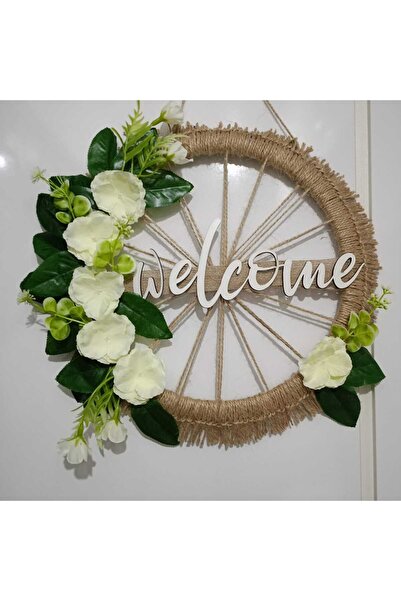 Yumak Dekor Grup Στολίδι πόρτας με ψάθινο κορδόνι