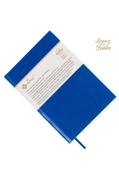 BİDEFTER Music Notebook (Left-Handed, Perforated) 100% Handmade, Hand Stitched – Thermo Leather Binding - A/4