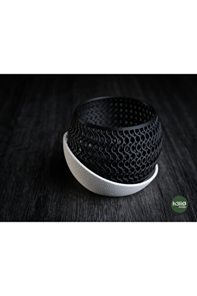 Homentum Zaris | Ghiveci decorativ cu textură ondulată – 10 cm