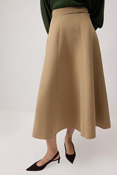 Touché Privé Zipped A-Line Skirt