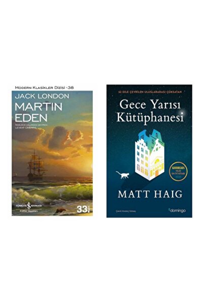 TÜRKİYE İŞ BANKASI KÜLTÜR YAYINLARI Martin Eden Jack London - Gece Yarısı Küt...