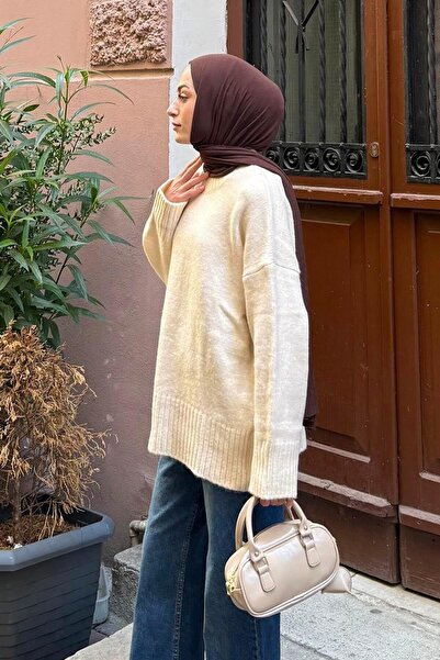 lamelif Wide Sleeve Sweater Natural