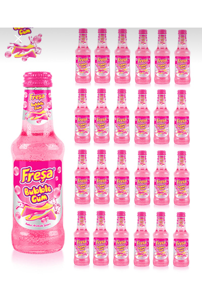 FREŞA Buble Gum Sakız Aromalı Gazoz 24 Adet