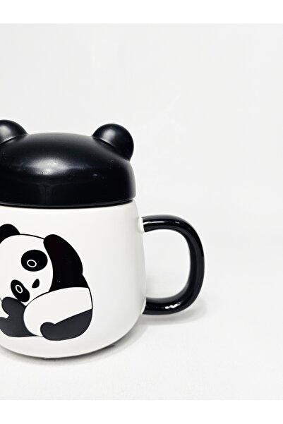 Casalina Ceramic mug 400 ml Panda with lid