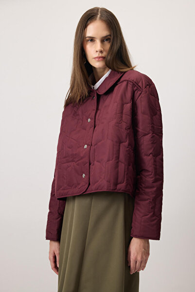 Touché Privé TIE DETAILED QUILTED JACKET