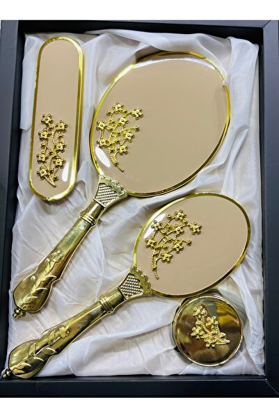 Muensu Σετ χτένας και καθρέφτη νυφικής πολλαπλής χρήσης, Σετ καθρέφτη, Νυφικό...