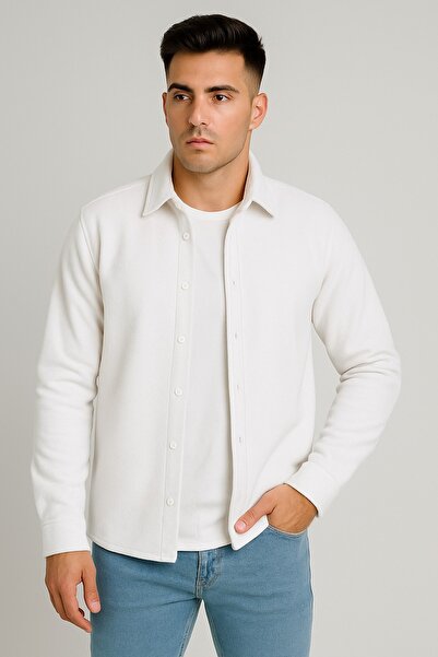 THEGENTMAN Fleece Shirt Men