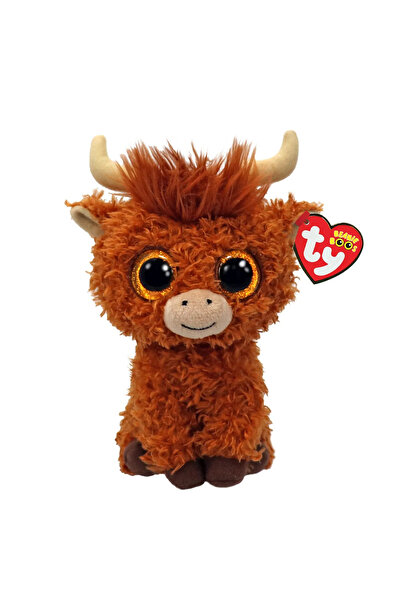 TY PLUS 15CM BOOS ALFIE BROWN MOUNTAIN COW