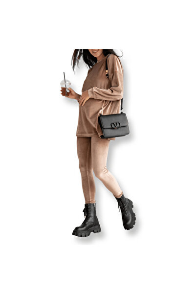 Flamour Boutique Velvet Maternity Set