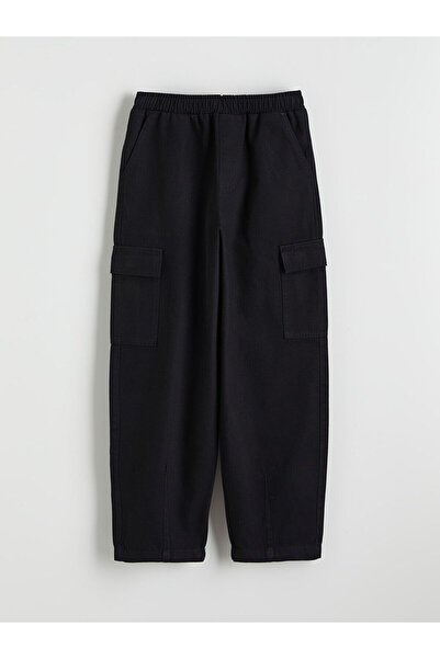 LC Waikiki Pantaloni cargo pentru fete cu talie elastică