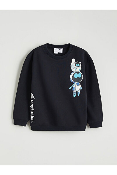 LC Waikiki Χοντρό φούτερ για αγόρια PlayStation με τύπωμα