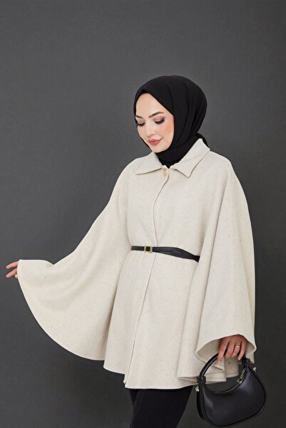 Cochines Μπεζ εκρού χρυσό κοντό παλτό με κορδόνια και κουμπιά, γιακά πουκάμισου, μακρύ παντζόνι, τουνίκ, μακρύ παντζόνι