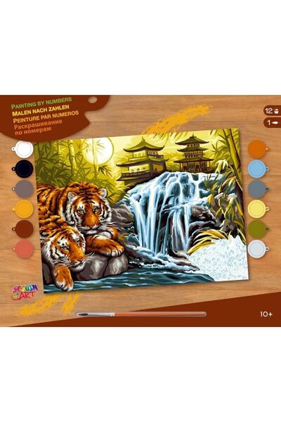Sequin Art Set creativ pictura - SPBN - Serenity, 39.5x32x2cm,