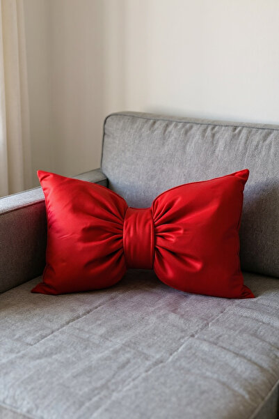 FARCY Bow-Shaped Decorative Pillow with Inner Filling Bow Ribbon Pillow Throw Pillow Cushion