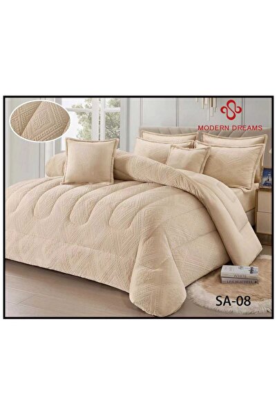 Moon Serena Winter Bedding Set, Double Size, 8 Pieces, Elegant Royal Style