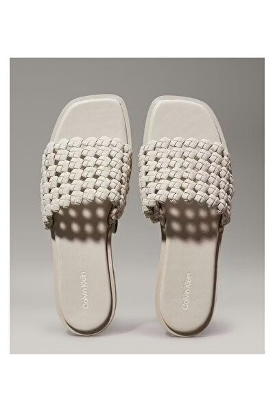 Calvin Klein Flat Slide Latt Sand Gravel
