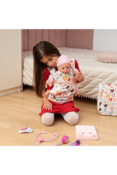 HappyVk Doll Carrier - Colored Hearts