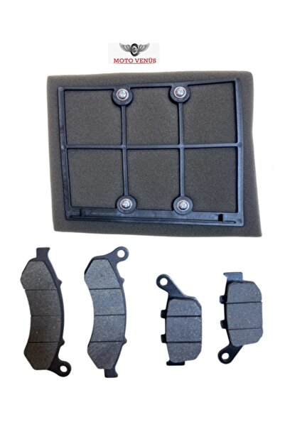 moto venus Mondial Drift L Uyumlu Ön - Arka Balata Takımı + Hava Filtresi Bak...