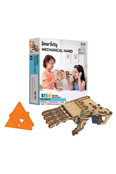 Smartivity Construction game, Mechanical hand, made of wood,