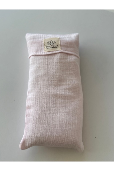 SUNYOGA Savasana Meditation Shawl & Eye Pillow - Eye Pillow Sleep Eye Mask Two in One Pink Color