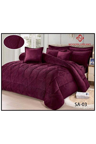 Moon Serena Winter Bedding Set, Double Size, 8 Pieces, Elegant Royal Style