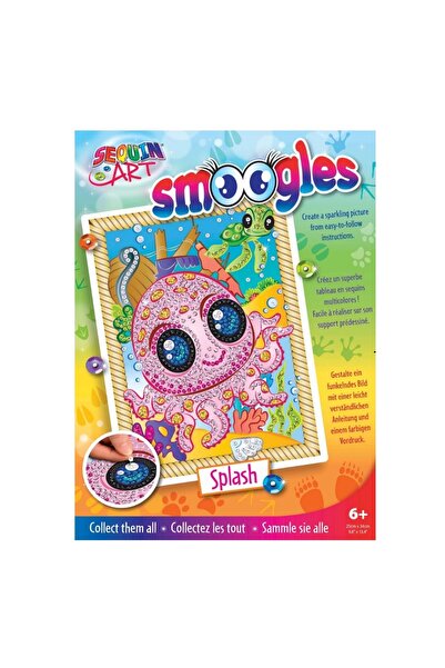 Sequin Art Smoogles Creative Set - Octopus Splash, 25x34cm,
