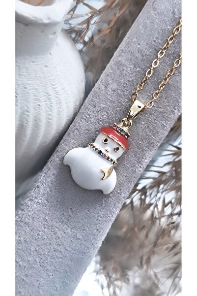 Serenity قلادة فولاذية على شكل رجل ثلج