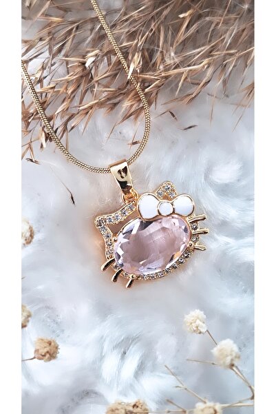 Serenity قلادة هيلو كيتي الفولاذية من كورديل