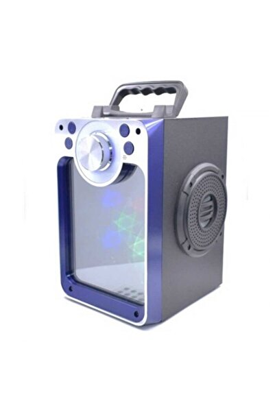 Başkenttekno 822S Ledli Kumandalı Bluetooth Hoparlör Usb-Tf-Fm Radyo Siyah