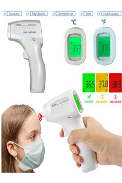 OEM Digital Infrared Thermometer, Non-Contact for Children – White/Purple