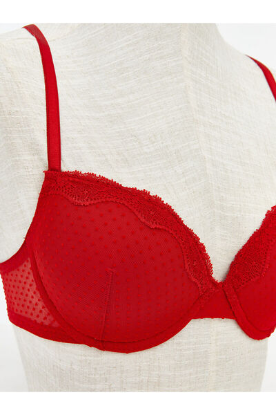 LC Waikiki Ozmarka New Season Underwire Unpadded Polka Dot T-Shirt Bra