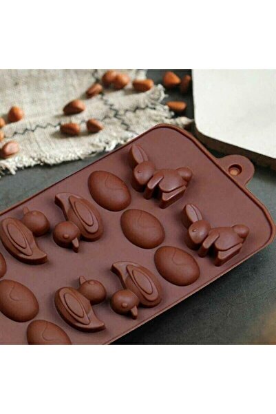 MaffStuff MaffStuff® Silicone Candy and Jelly Mold 21x10x2 cm – Rabbits, Ducks and Eggs Pattern 🐰🥚