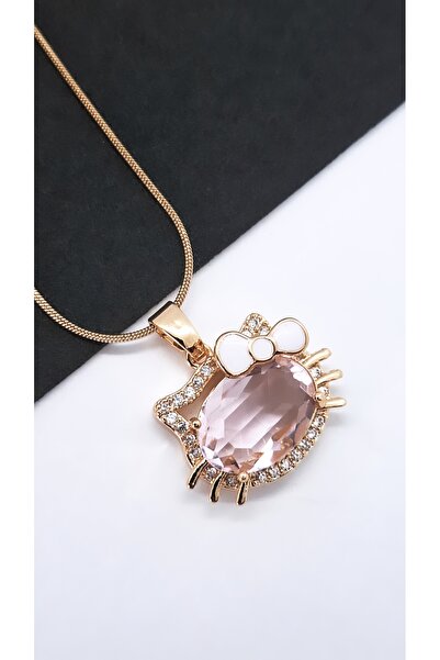 Serenity Ribbon Hello Kitty Steel Necklace