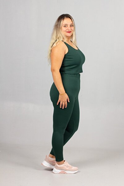 Truva XXL طقم ثلاثي من Inside Ş مبطن بالصوف – بنطلون ضيق – كارديجان مقاس كبير يحافظ على الدفء في الشتاء