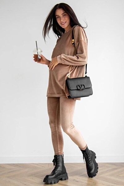 Flamour Boutique Velvet Maternity Set