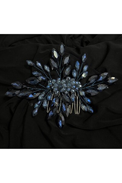 DesaAccessories Kristal ve Zirkon Taşlı, Gelin, Nişan, Kına, Davet Saç Aksesu...