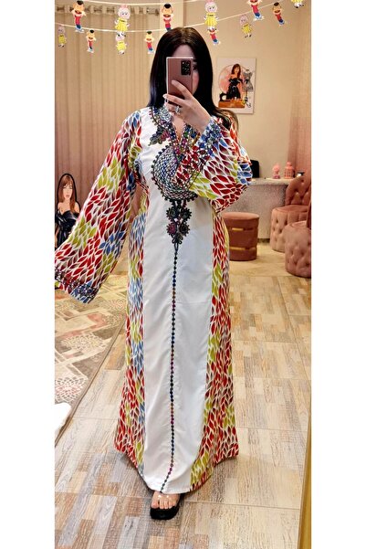 outline A reception jalabiya made of luxurious Egyptian cotton - One Size