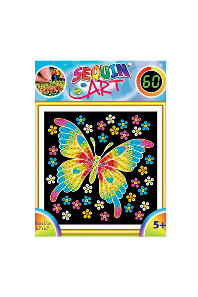 Sequin Art Sequin Creative Set 60 - Butterfly, 17x17cm,
