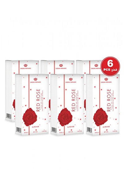 ALREHAB الرحاب للعطور ريد روز 35 مل - 6 قطع او دي بارفيوم - للنساء