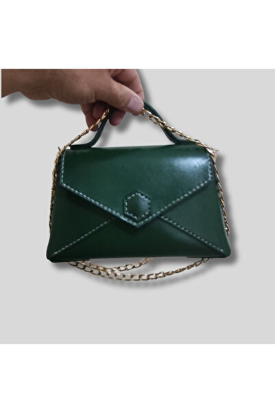 zenvita Handbag (Mini Clutch) Vegetable Tanned Bright Green