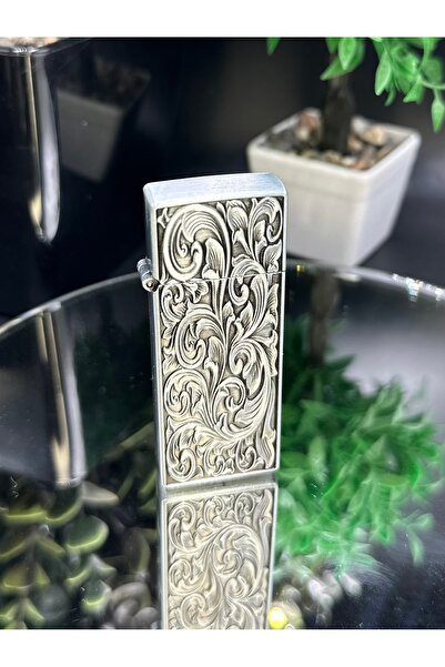 NikaŞ Yeni Şık Desenli Çelik Tok Sesli Koleksiyonluk Gazlı Çakmak