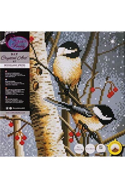 Craft Buddy Creative crystal painting set, Crystal Art, Woodland Spntes, 30x3...