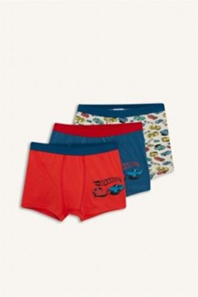 DeFacto Boys' Combed Cotton 3-Piece Boxer (25 Au)