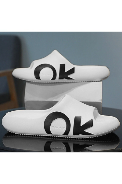 Without a mark OK Men's Slippers - Stylish EVA slippers with a soft, non-slip sole