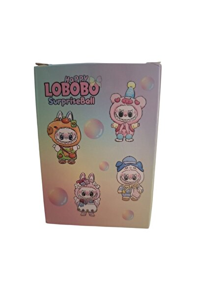 LABUBU Happy Lobobo Keychain, 10 cm, surprise figurine, colorful